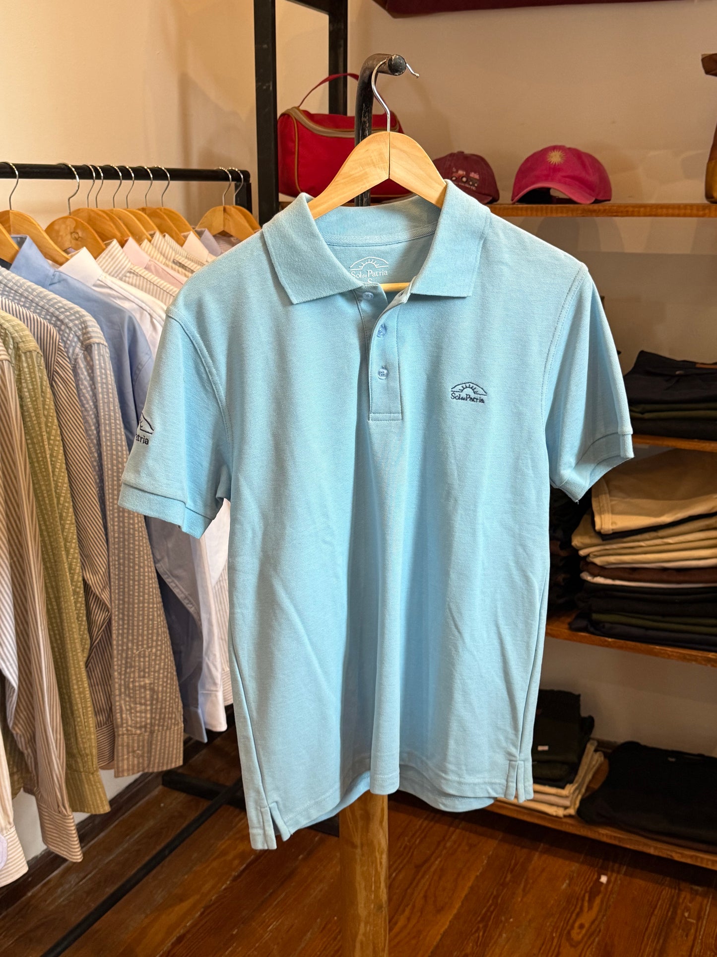 Remera Hombre Cuello Polo