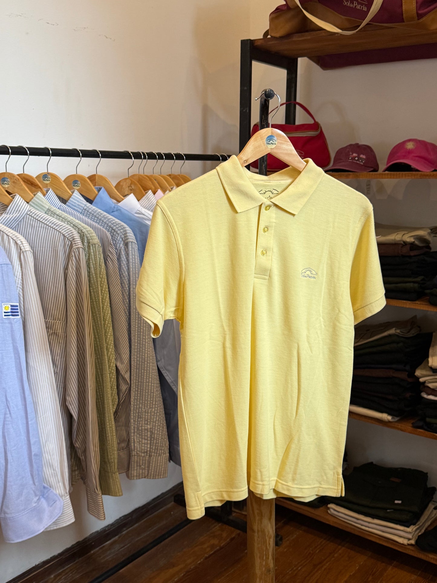 Remera Hombre Cuello Polo