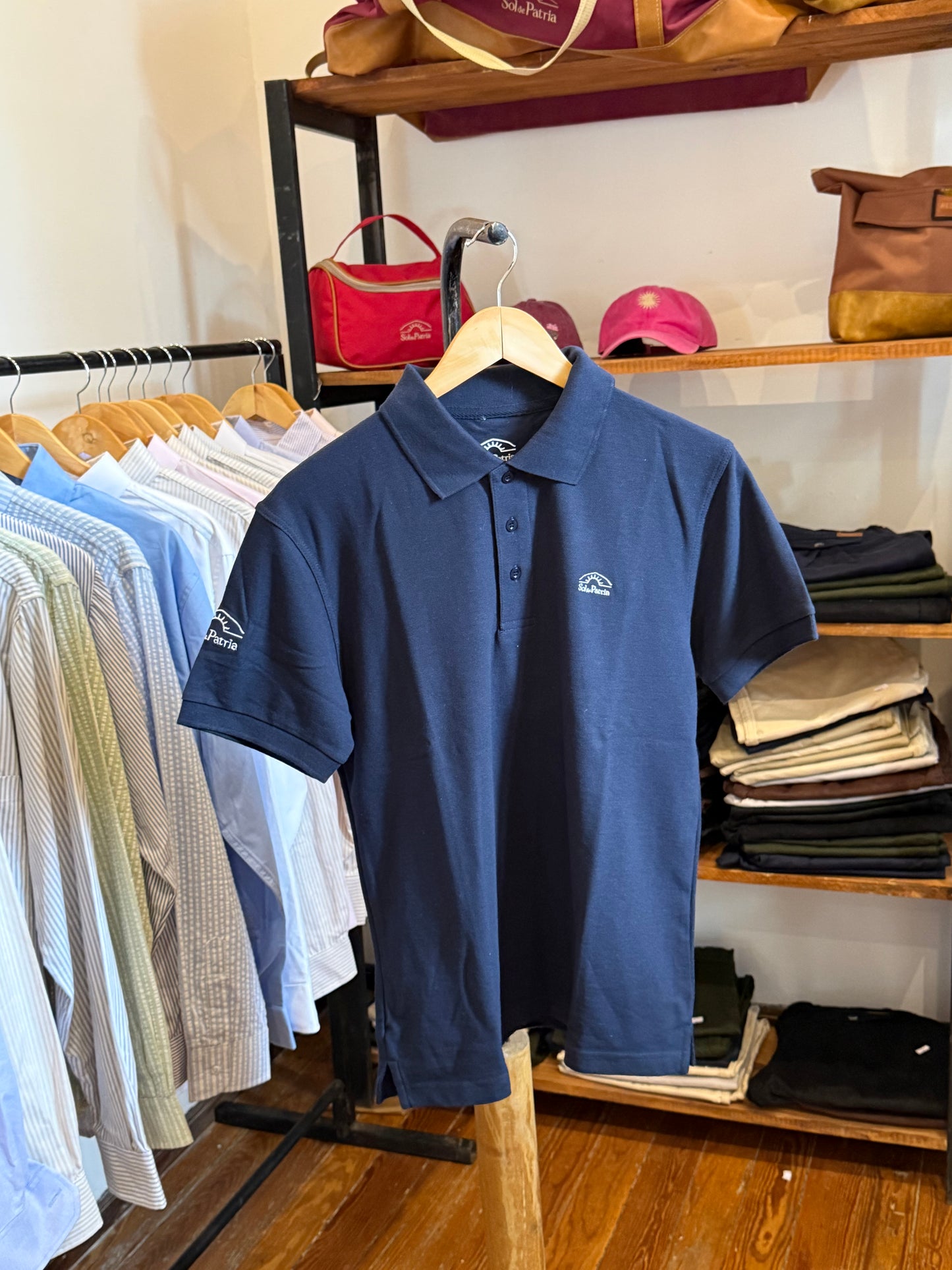 Remera Hombre Cuello Polo